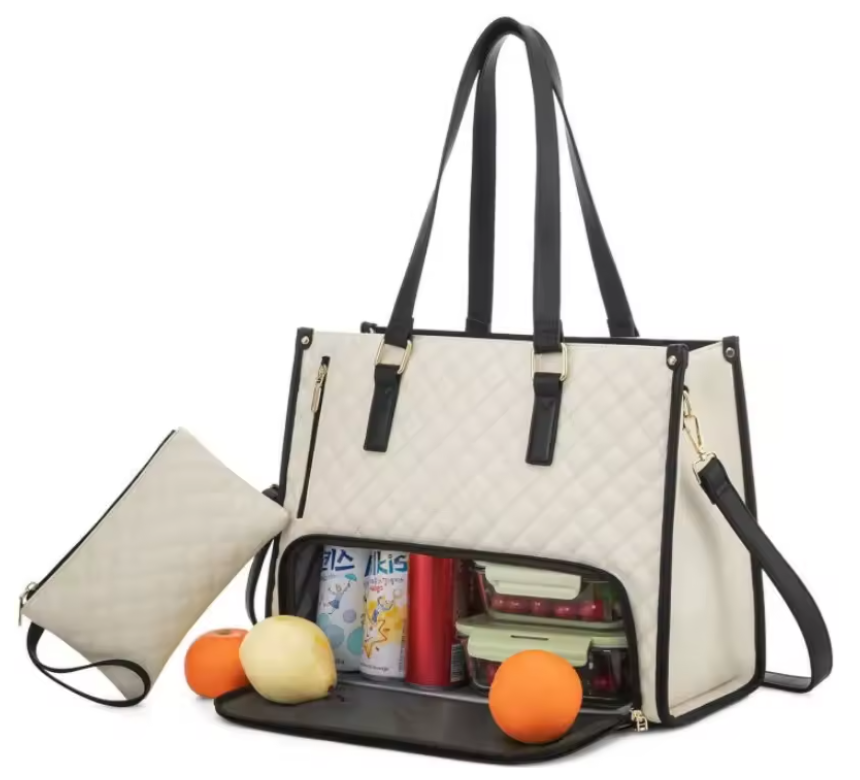Elegante Multifunktionale Damenhandtasche mit Isoliertem Fach